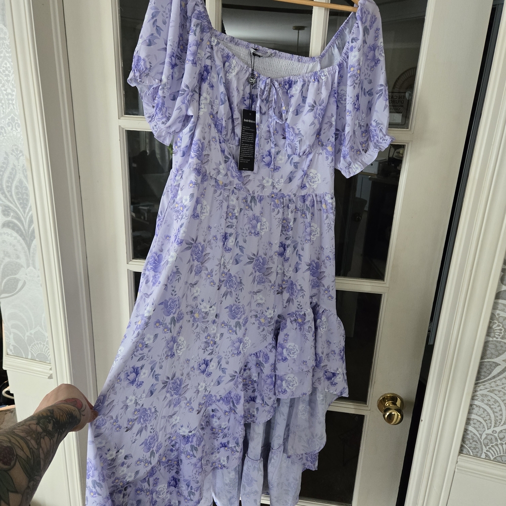 Floral Lavender Dress